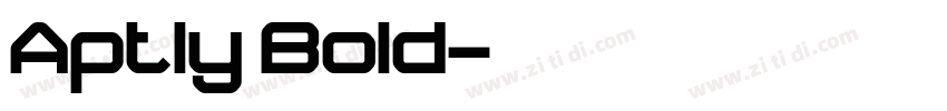 Aptly Bold字体转换